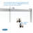 Arelo 56" - 60" W x 72" H Semi-Frameless Shower Door-106670414