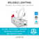 3'' Selectable Color Temperature Dimmable Air-Tight IC Rated LED Canless Recessed Lighting Kit