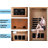 Single Person Red Cedar Bluetooth Compatible Low EMF FAR Infrared Sauna for Indoor Use-107962511