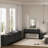 Linda 72" Modern Double Dresser with 6 Drawers in Charcoal Gray-116194309