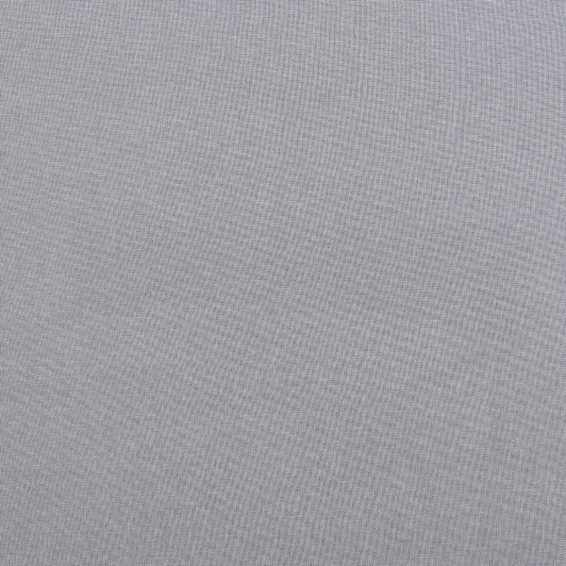 Cadre de grand lit avec lumières intégrées Tablettes, aucun sommier nécessaire, tissu en lin gris de qualité supérieure, support solide