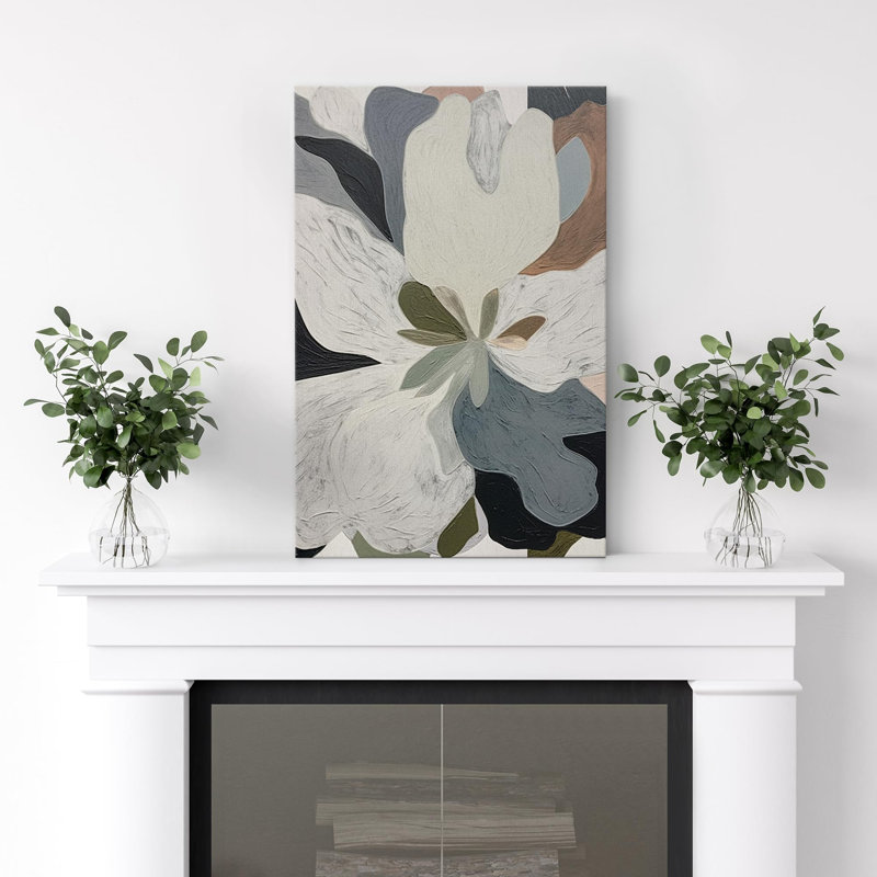 "Citrouille dans une forêt enchantée, décor d'œuvres d'art moderne Moody foncé", Toile tendue, H 48 po x l 32 po