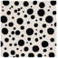 Tapis ivoire / noir Camey-484637454