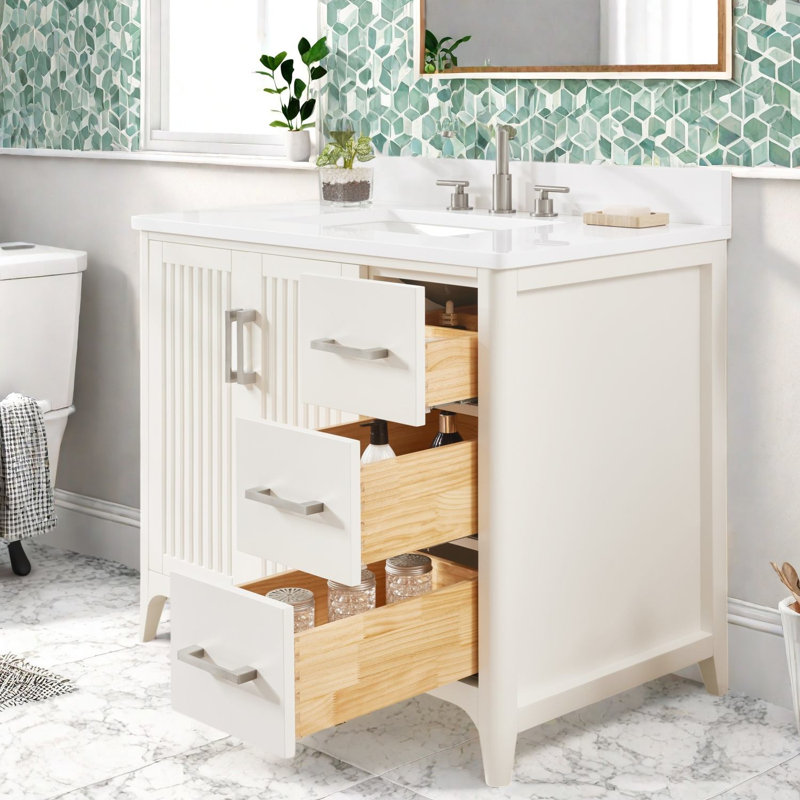 Single Bathroom Vanity with Top