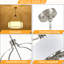 Lustre de style campagnard 5 lumières avec abat-jour en tissu blanc pour cuisine, salon, chambre à coucher, vestibule-132062667