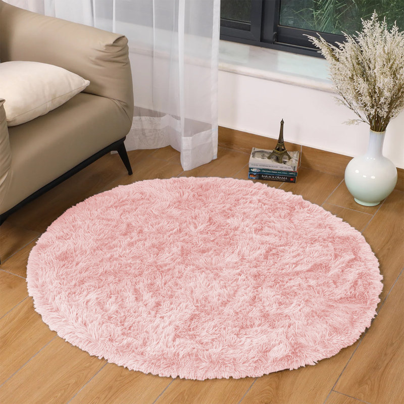 Allesia Standard Shag 120cm X 120cm Area Rug