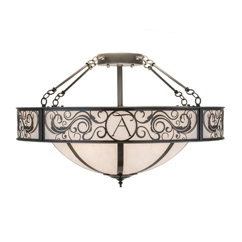 Toulouse 13 - Light Semi Flush Mount