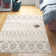 Latrissa Moroccan Flatweave Wool Charcoal/Cream Area Rug