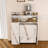Wall-Mounted Folding Dining Table With Storage-120785722