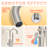 2 Handle Floor Mounted Freestanding Tub Filler with Brass Two-Function Handshower and Diverter-107665815