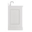 36.25'' Single Bathroom Vanity with Carrara Quartz Top-94668818