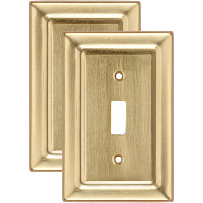 Architectural 1-Gang Toggle Light Switch Standard Wall Plate