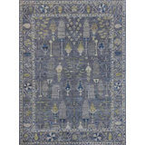 Traditional, Transitional One-of-a-Kind Rectangle 4'10" X 6'7" Hand Knotted Area Rug