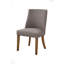 Chaises parson rembourrées Faxan Kensington, gris foncé