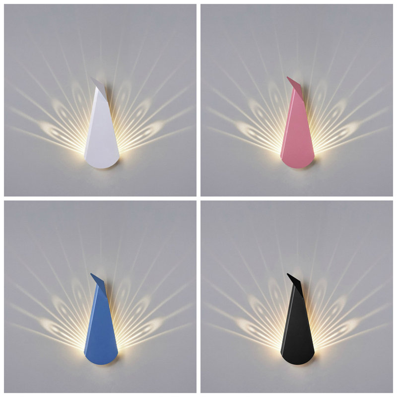 Gillies LED Wall Sconce, Pink