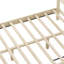 Structure de lit plateforme très grand en bois avec tête de lit, support en lattes de bois et assemblage facile en beige-1628541966-1628541952