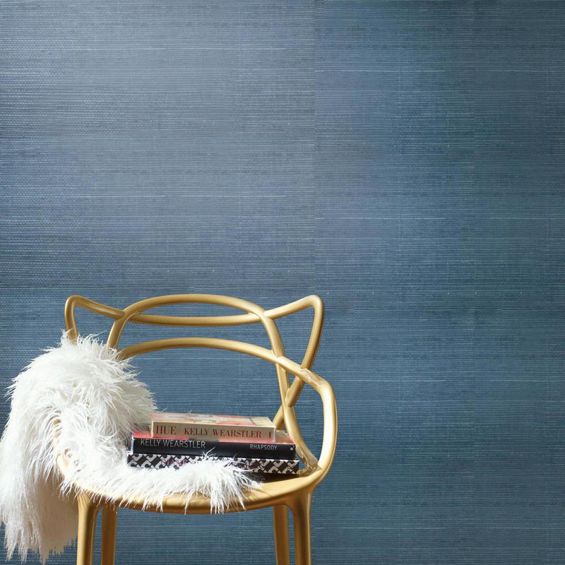Ashford Tropics Wallpaper Roll, Teal/Deep Blue