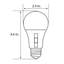 Ampoule à DEL Feit A21 E26 (moyenne) blanche de 200 watts, équivalente, 1 paquet