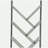5-Tier Etagere Bookshelf with V-Shaped Slanted Shelves, Metal Frame-1928846905