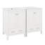 Meuble-lavabo 48 po avec lavabo, meuble-lavabo simple moderne avec portes et tiroir à fermeture en douceur, armoire de rangement avec lavabo encastré en céramique-916637275