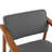 Hisaw Faux Leather/Fabric Upholstered Armchair Classic Dining chair with Armrest-1843754902-1841563611