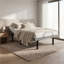 Base de lit réglable simple OS4 noir et gris avec réglages de la tête et des pieds-1735586512