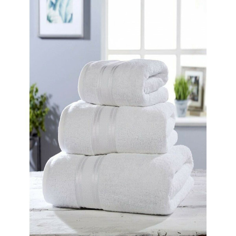 Brekke Midweight Hand Towel, White
