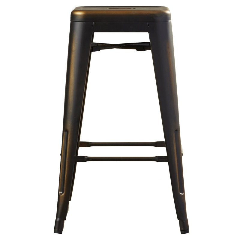 Tabouret de comptoir 26,25 po Mikayel, Cuivre antique