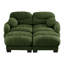 Compression Cozy Sectionals, Chenille 2 Seater Modern Home Lounge