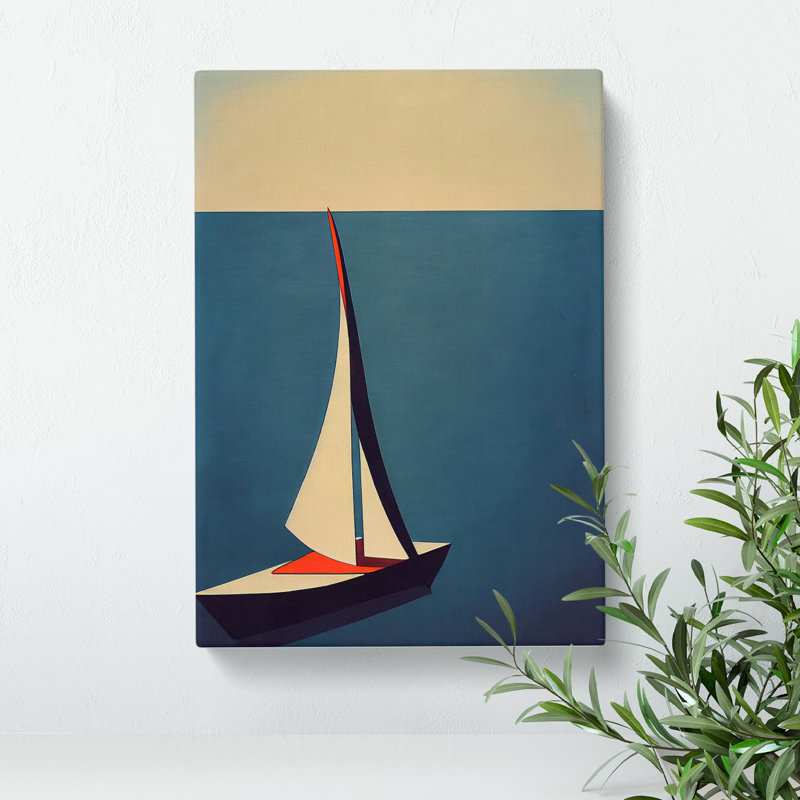 Abstract Boat No.1 - Wrapped Canvas, 76cm H x 50cm W x 3cm D