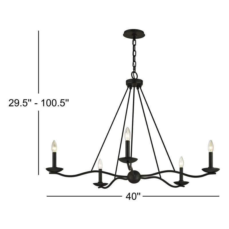 Sawyer 5 - Light Chandelier