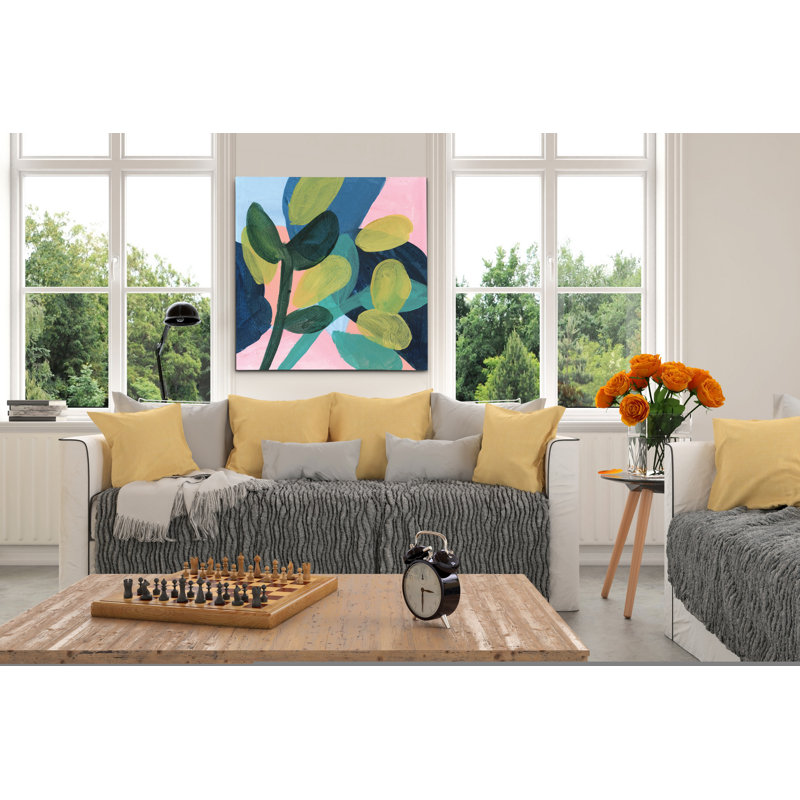 « mai branches ii », peinture, H 24 po x l 24 po x P 1,5 po, Toile tendue