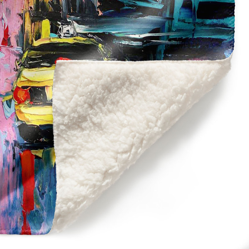  Couverture douce en sherpa, 68 po x 80 po
