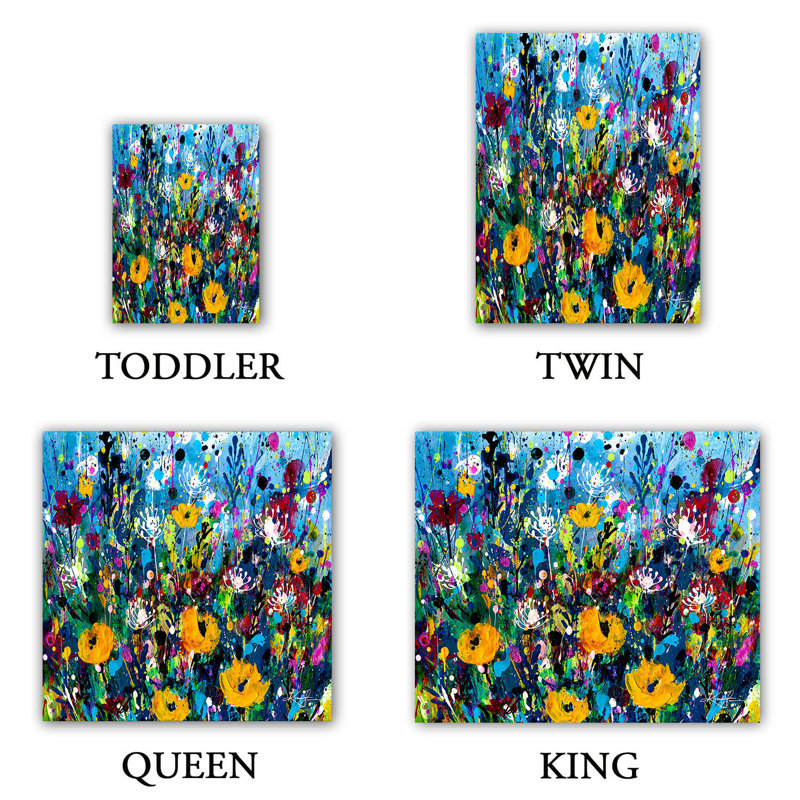 Ensemble de housse de couette DiaNoche en microfibre par Kathy Stanion - Meadow Magic 2
