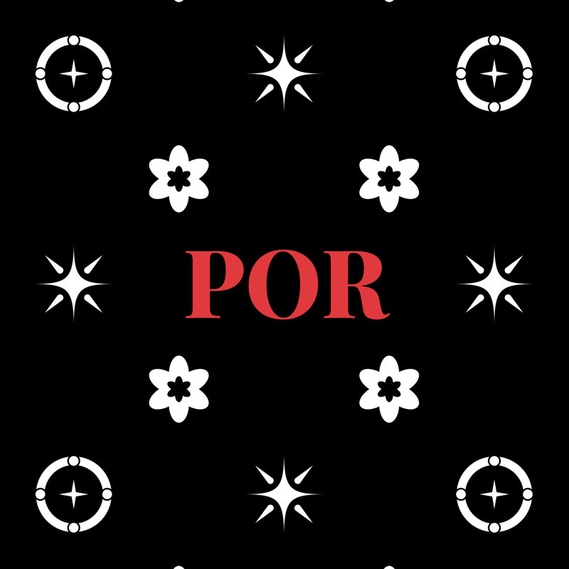 Coussin en coton Portland, H 26 po x l 26 po, Portland blanc / noir / rouge