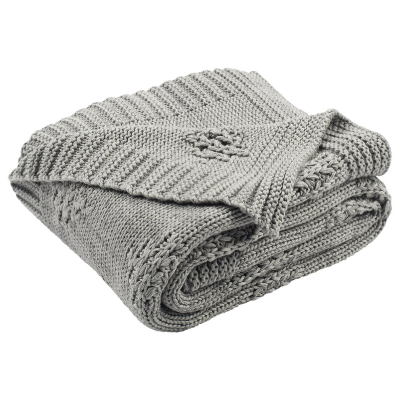 Knitted Throw Blanket