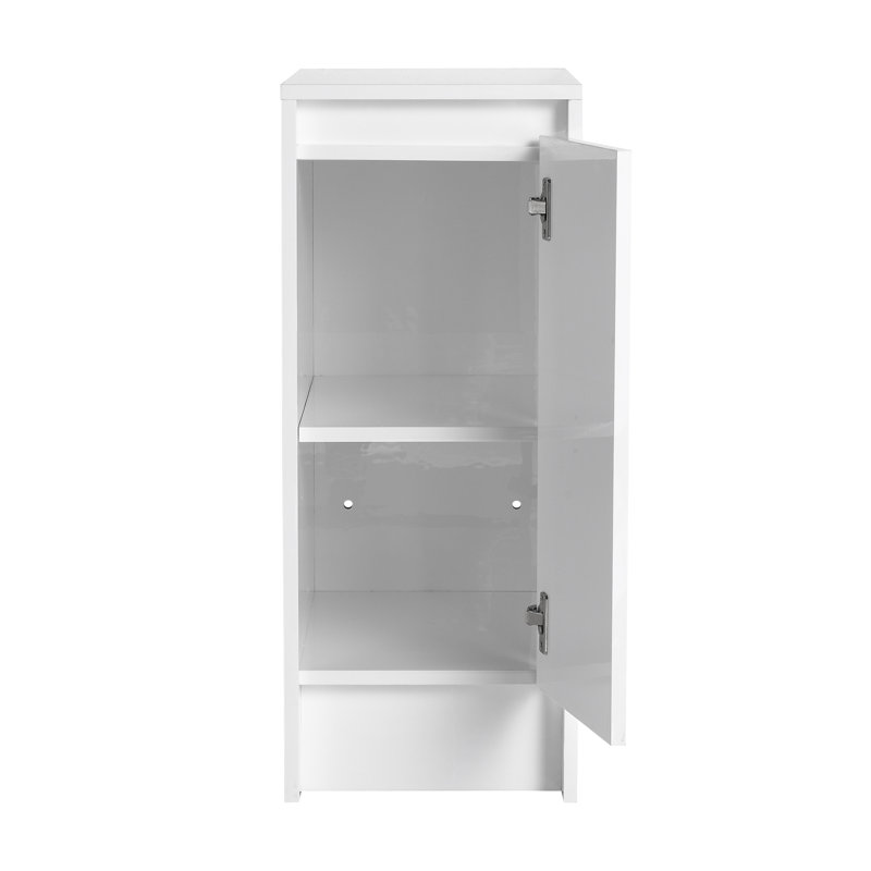 12" Freestanding Single Bathroom Storage Cabinet