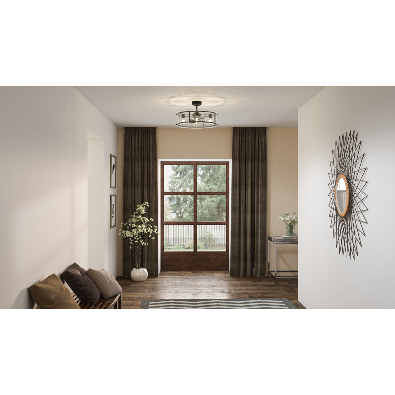 Agatino 12'' Ceiling Fan with Light Kit