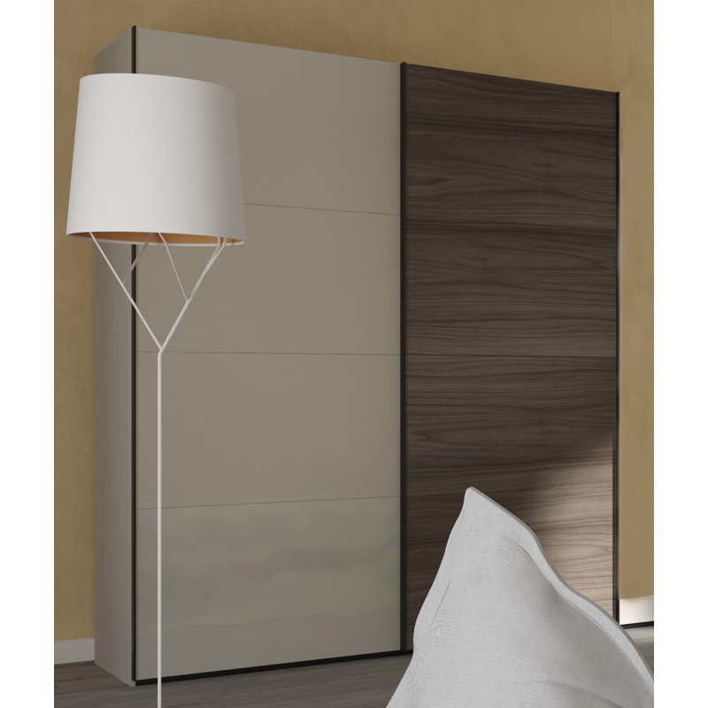 Blocco 2 Door Manufactured Wood Wardrobe
