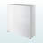 Lennox Storage Cabinet with Handle Cutouts in White, 37.38" H x 36.59" W x 11.32" D