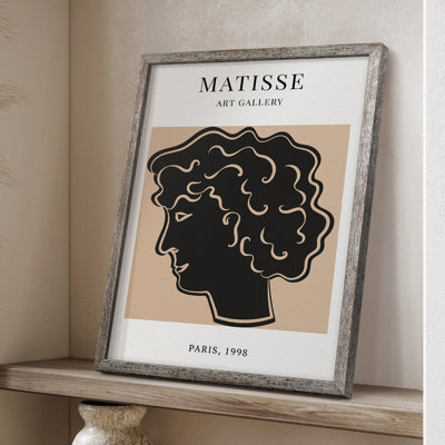 Matisse Cxxi, reproduction d'art encadrée - bois massif