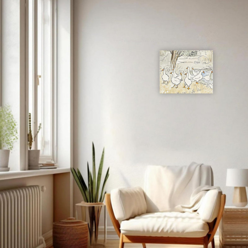 Art mural rétro sur toile sans cadre 12 po x 16 po