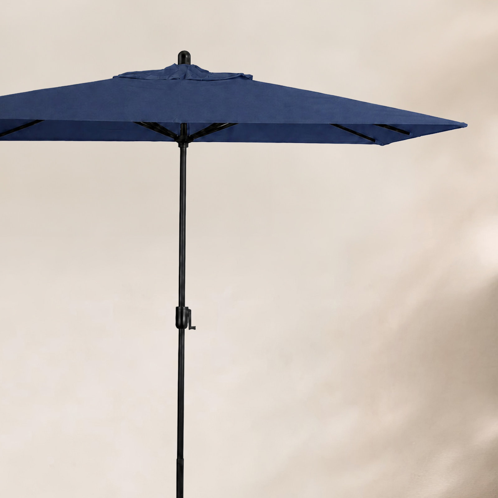 Olivier 9.7' Umbrella, Black Sapphire, Cabana Regatta Sunbrella®