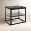 Table de bout Ken Charred