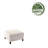 Azalya Faux Leather Storage Ottoman with Rubberwood Legs-307306977