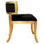 Chaise d'appoint Mavro Klismos