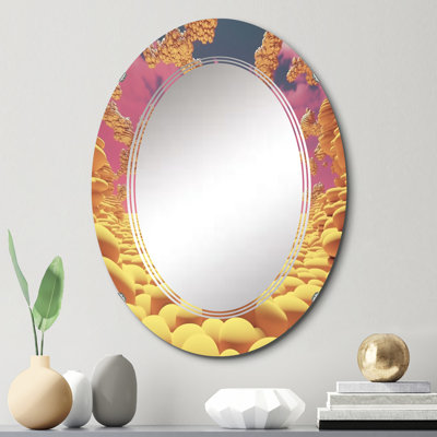 Portici - Miroir mural moderne ovale