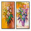 «Modern Bouquet of Daisy Flowers II», ensemble de 2 peintures sur toiles-1767775392-1767775396