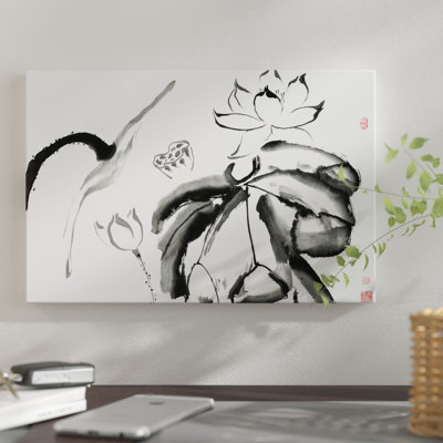 «Lotus Study III», reproduction sur toile