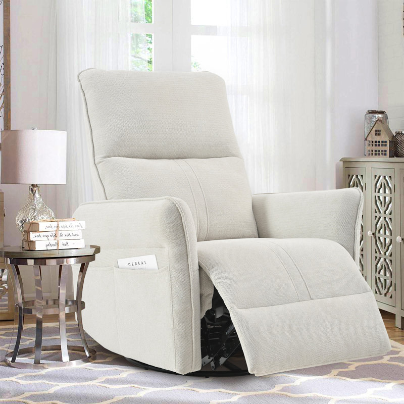 Fauteuil inclinable et pivotant à 360 ° avec anneau à tirer